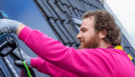 Zonnepanelen met bespaartegoed