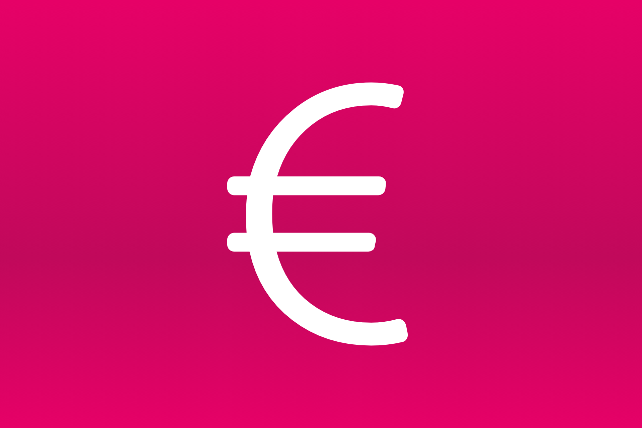 Icoon van euroteken