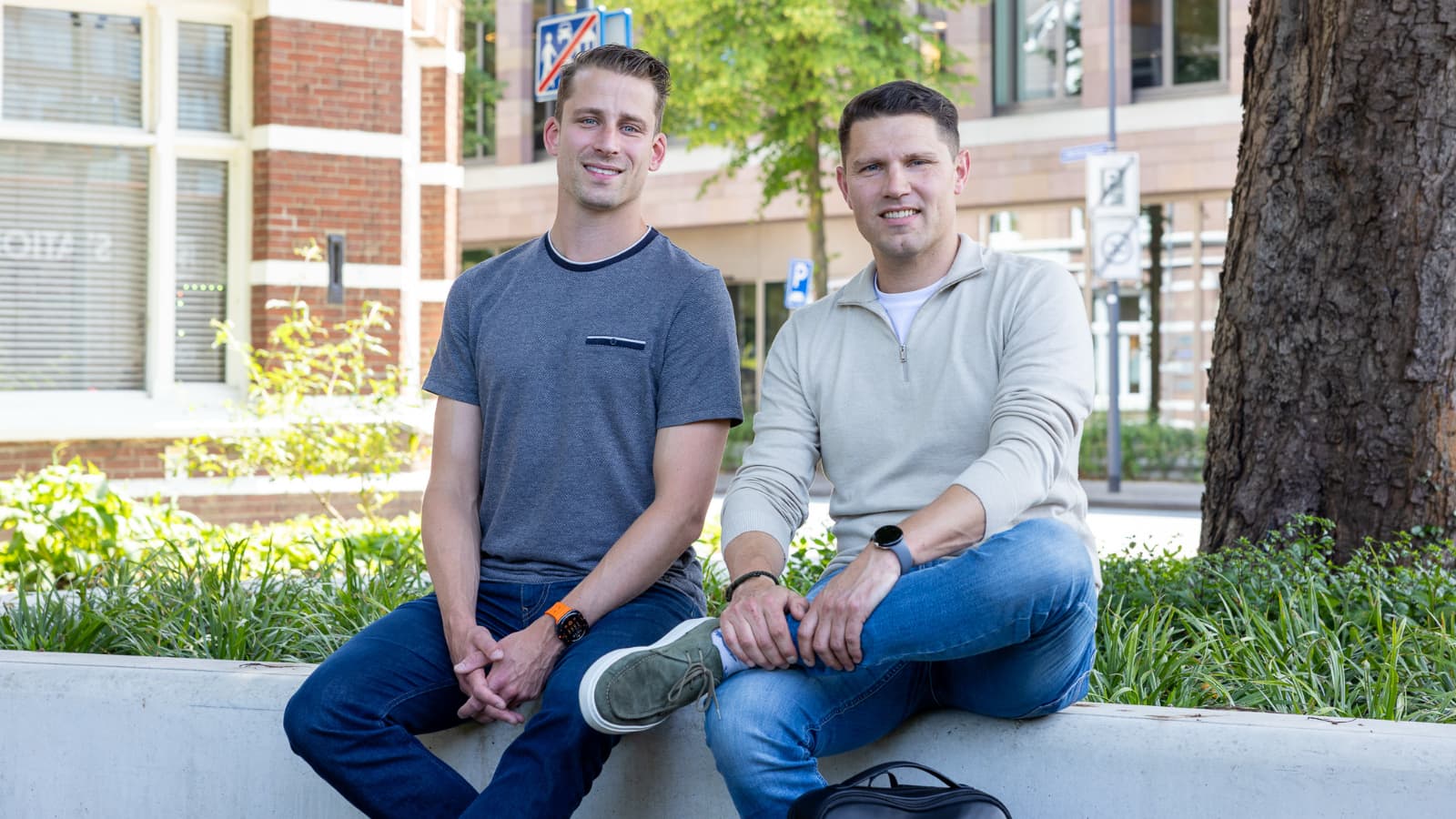 Jeroen Heesterbeek, Business Development Manager, en Bart Kuip, Engineer.